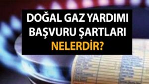 Doğalgaz Yardımı Başvuru Şartları Nelerdir? E-Devlet ve PTT