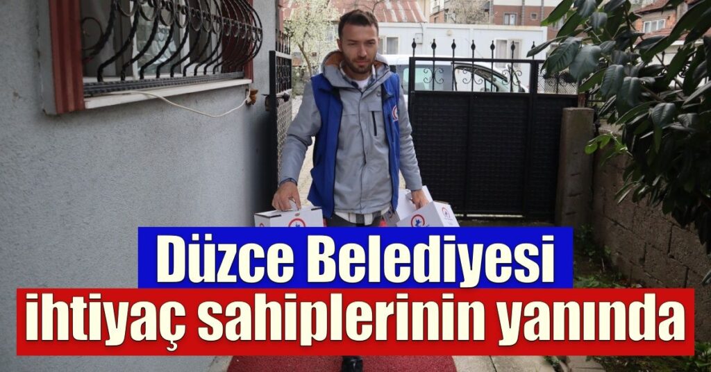 Düzce Belediyesi Ramazan Yardımı Başvurusu
