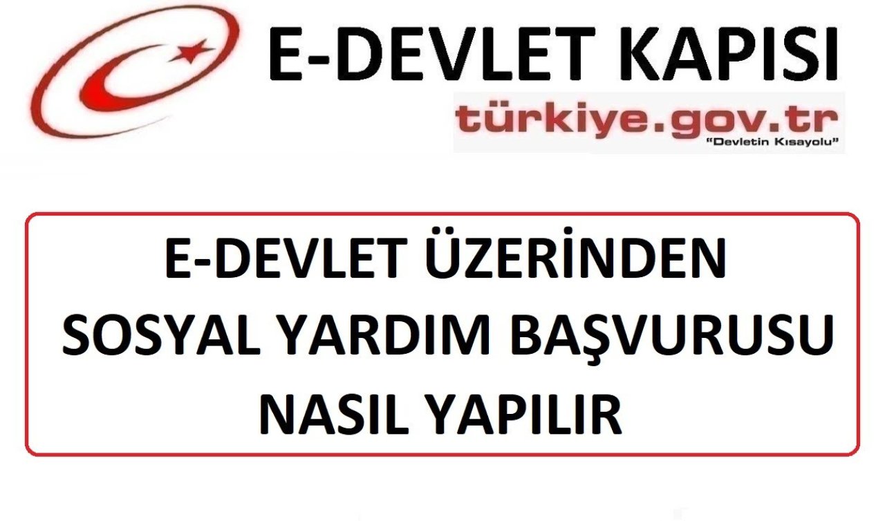 E-Devlet Yardım Başvuru Formu Doldur