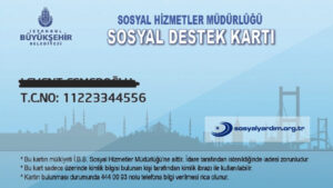 İBB Sosyal Yardım Kartı Müşteri Hizmetleri Telefon Numarası