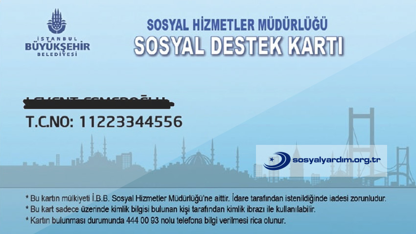 İBB Sosyal Yardım Kartı Müşteri Hizmetleri Telefon Numarası