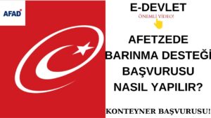 AFAD Yardım Başvurusu Nasıl Yapılır? E-Devlet Başvuru Formu