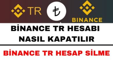 Binance TR Hesabı Kalıcı Silme Linki