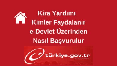 E-Devlet Kira Yardımı Başvurusu Nasıl Yapılır