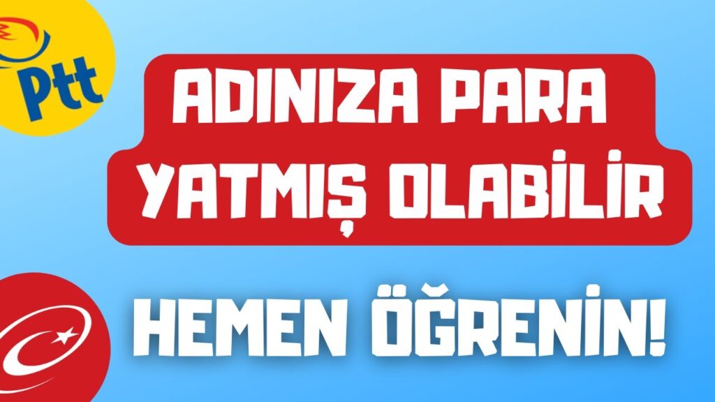 PTT Yardım Parası Sorgulama T.C. No ile E-Devlet Sorgulama Ekranı