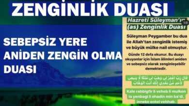Zengin Olmak İçin Okunan Dua