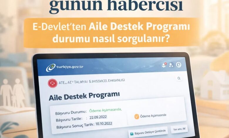 Aile Destek Programı Yardımının Çıktığını Nasıl Öğrenebilirim