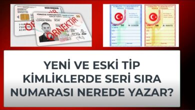 Yeni Kimlikte Seri No Nerede Yazar
