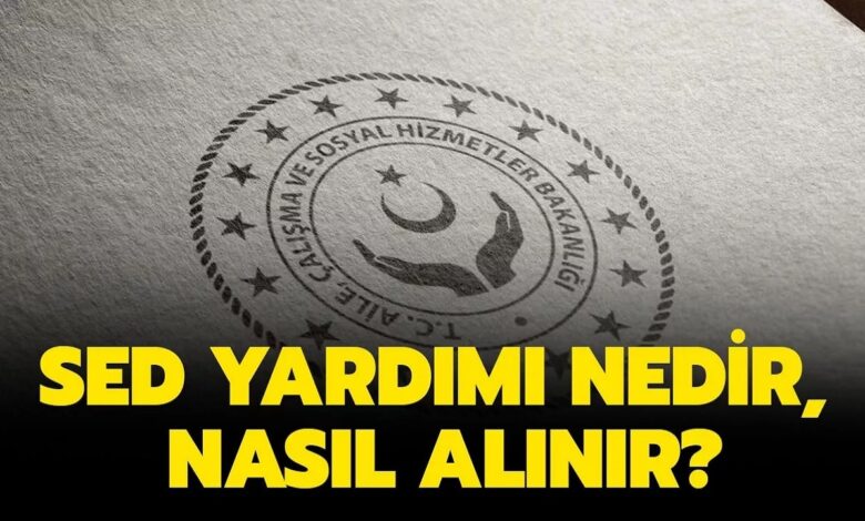 SED Yardımı Başvuru Formu Doldur